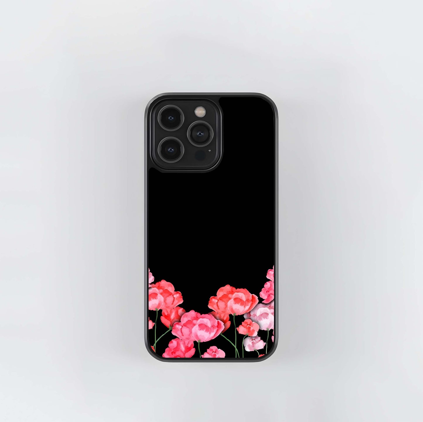 Velvet Bloom Frame Glass Case