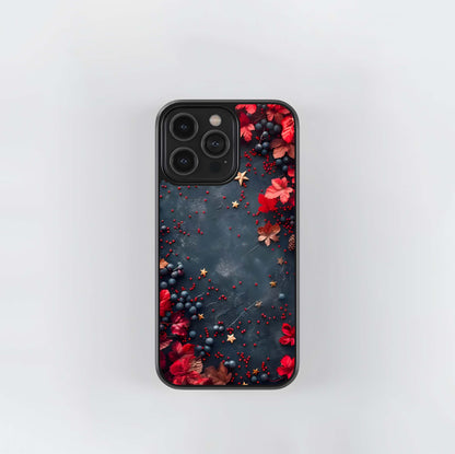 Winter Berry Star Scatter Glass Case