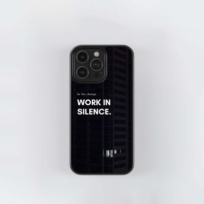 Work in Silence Skyscraper Glass Case