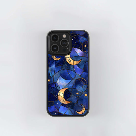 Symmetrical Art Deco Pattern Glass Case