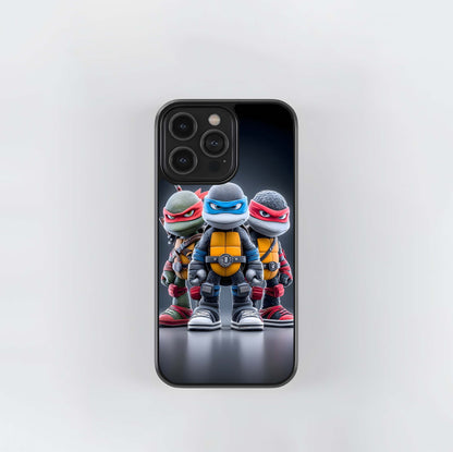 Rebel Turtle Trio Glass Case