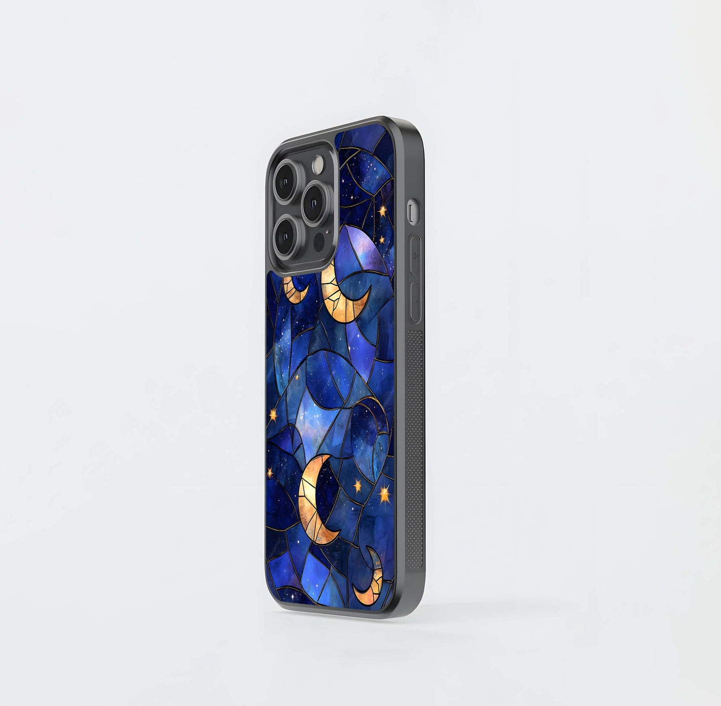 Symmetrical Art Deco Pattern Glass Case
