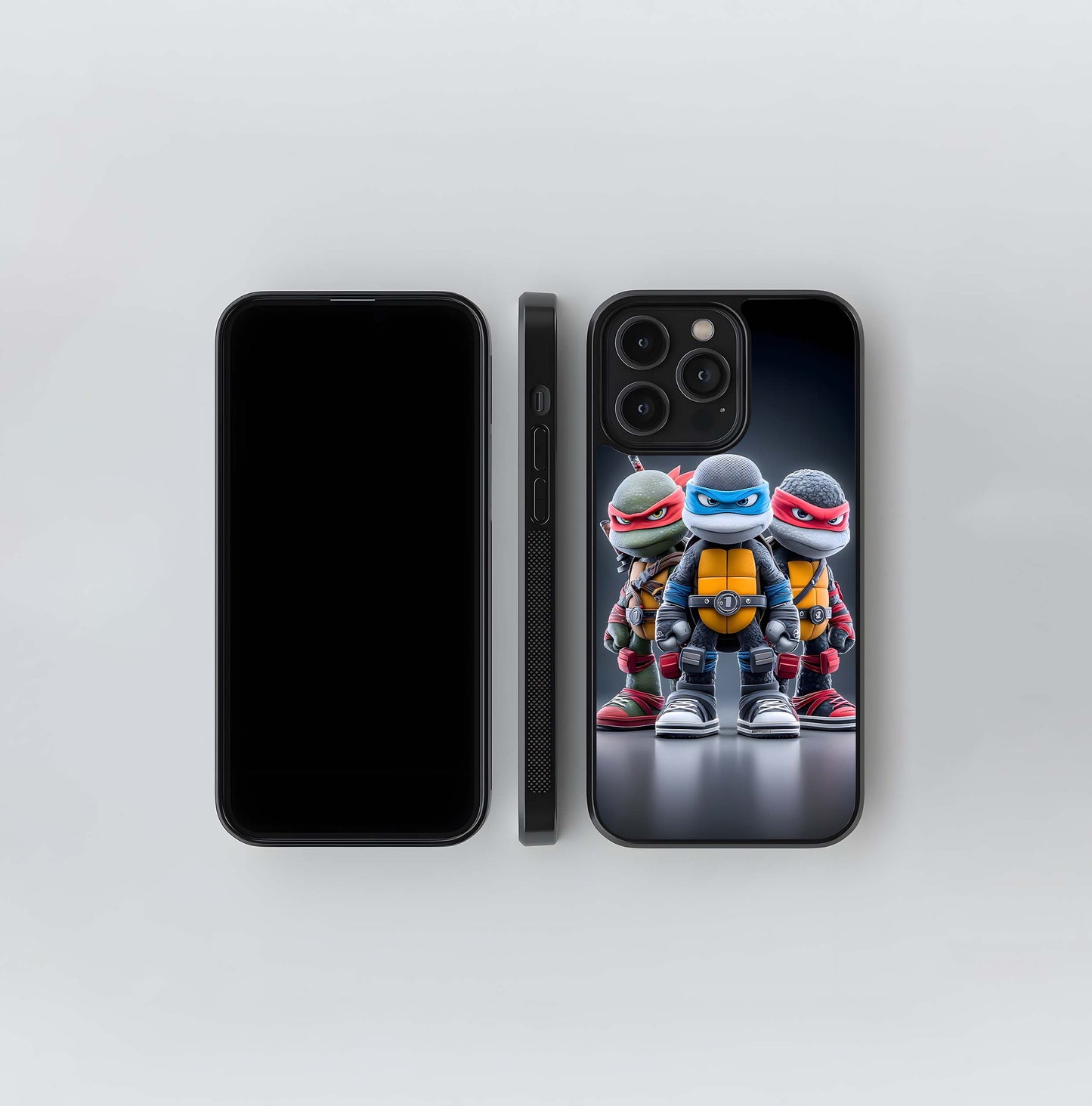 Rebel Turtle Trio Glass Case