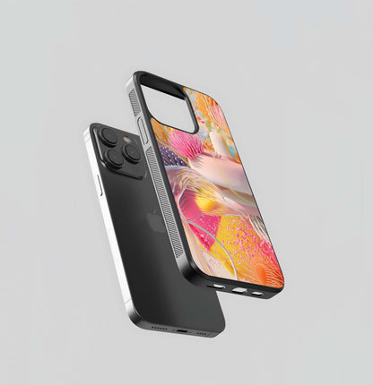 Abstract Bloom Mix Glass Case