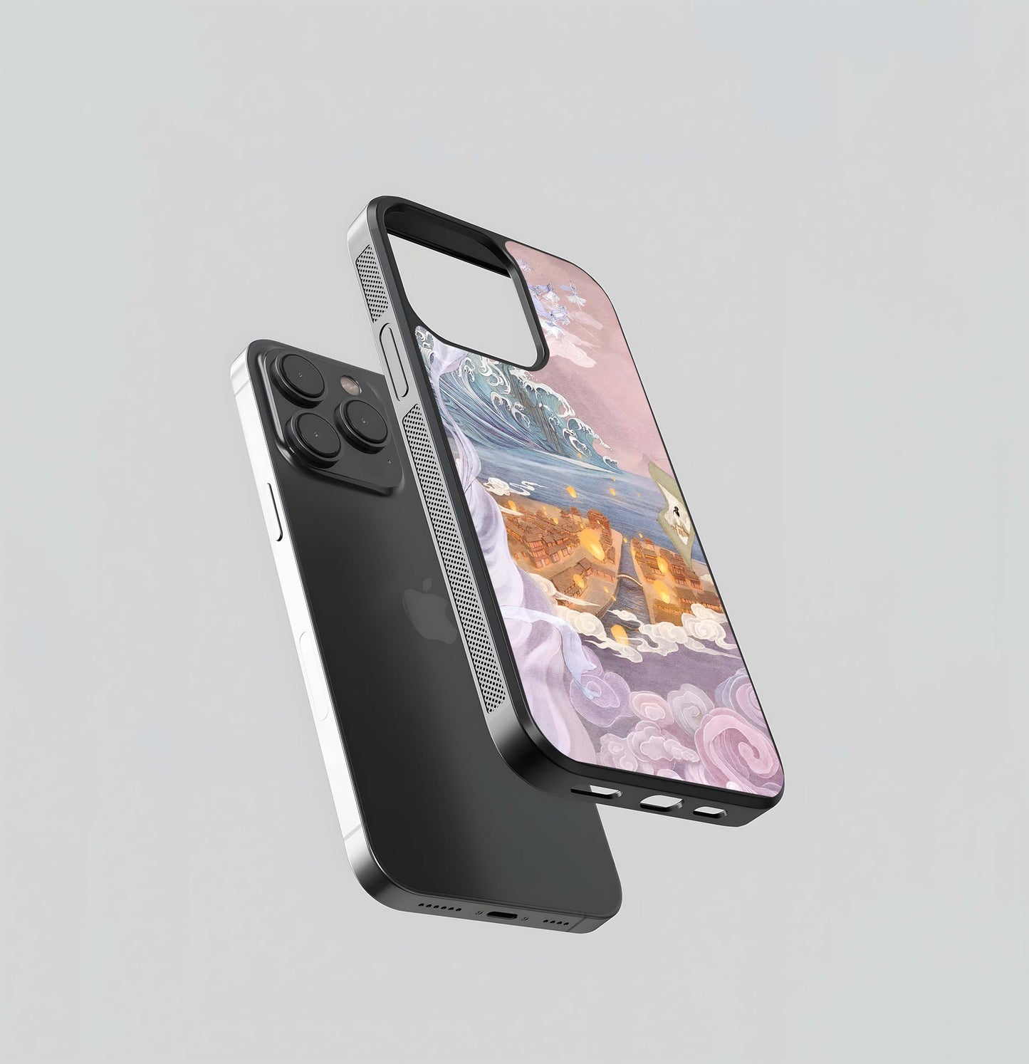 Abstract Burst Glass Case