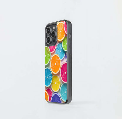 Candy Citrus Slices Glass Case