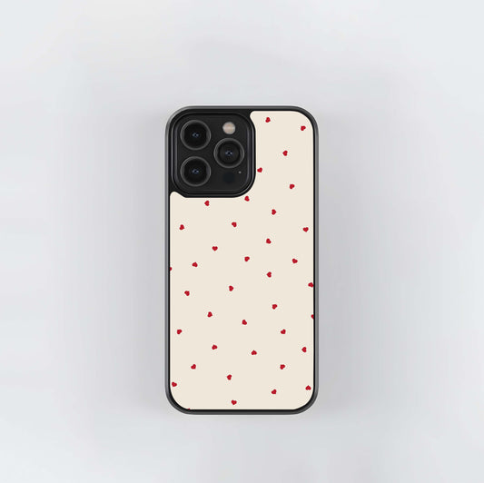 Red heart Glass Case / Cover