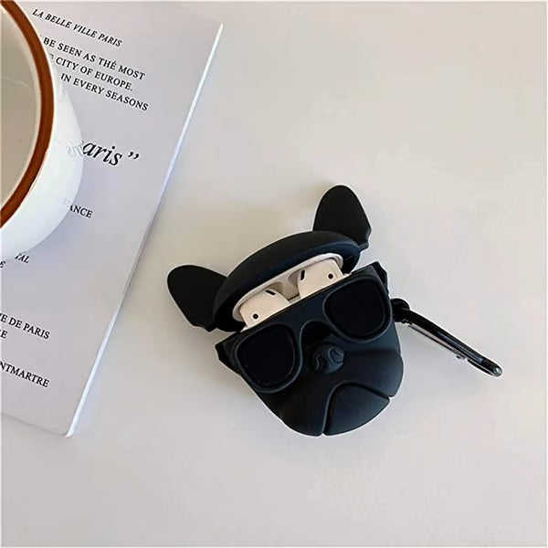 BLACK BULL Dog - Shaped SILICON Airpods Case Cover For AIRPODS PRO Stylish protective cover for AIRPODS PRO
