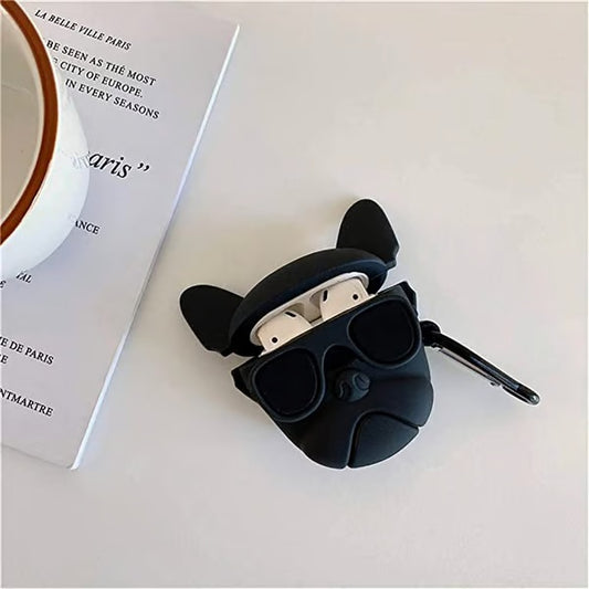 BLACK BULL Dog - Shaped SILICON Airpods Case Cover For AIRPODS PRO Stylish protective cover for AIRPODS PRO