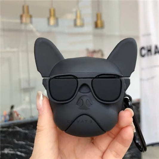 BLACK BULL Dog-Shaped SILICON Airpods Case Cover For AIRPODS PRO 2 Stylish and protective case for your AirPods pro 2