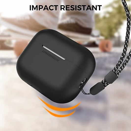 BLACK protector SILICON Airpods Case Cover For AIRPODS PRO 2 Portable and sleek design AIRPODS PRO 2