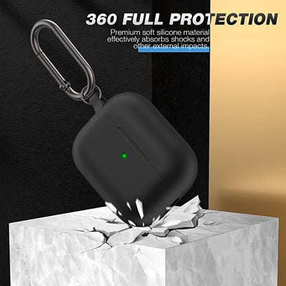 BLACK protector SILICON Airpods Case Cover For AIRPODS PRO 2 Portable and sleek design AIRPODS PRO 2