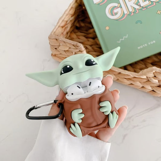 Baby Yoda AirPods Case SILICON Airpods Case Cover For AIRPODS PRO Protective case for AirPods PRO with Baby Yoda design