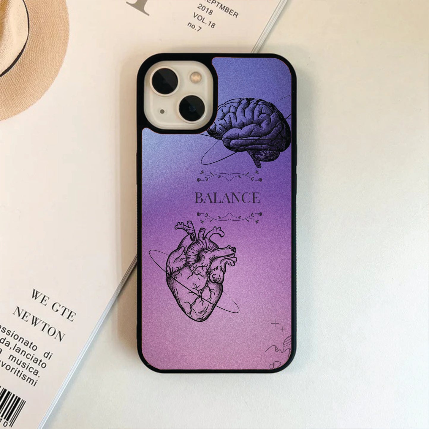 Balance Glass Back Cover for Apple iPhone