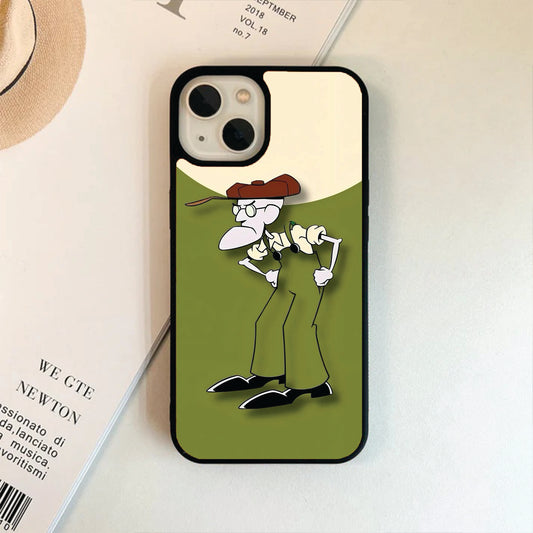 Courage The Cowardly Angry Ancle Glass Case / Cover