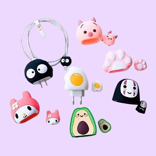 Disney Stitch charger case & protector Cable APPLE IPHONE SILICON CASE Cute and functional charging cable