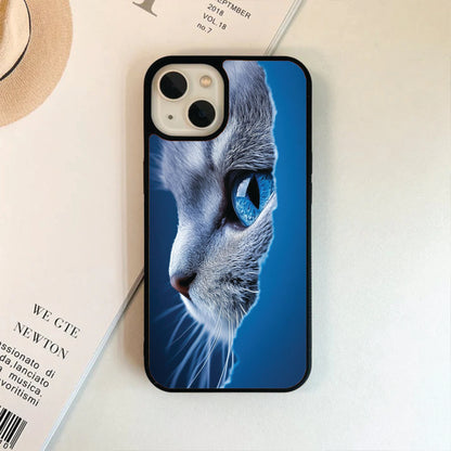Cute Cat Themed Glass Case / Cover