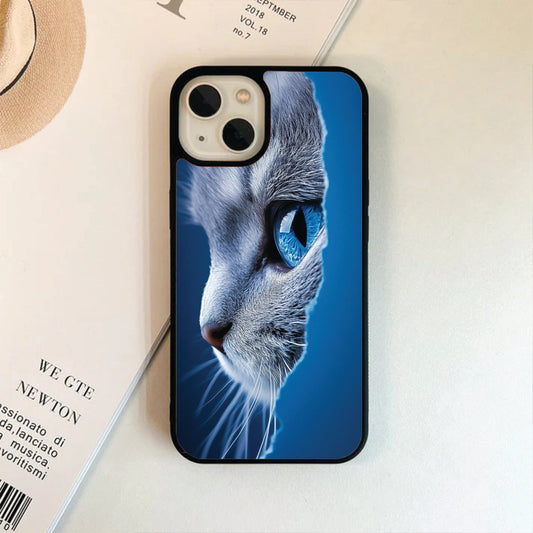 Cute Cat Themed Glass Case / Cover
