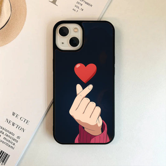 Hand On Heart Glass Case / Cover