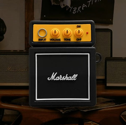 Marshall Mini Amplifier SILICON Airpods Case Cover For Airpods 1/2 Portable classic guitar amplifier