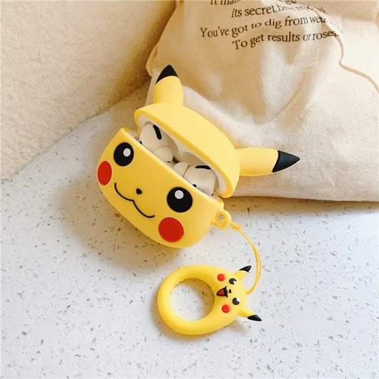 Pikachu SILICON Airpods Case Cover For Airpods 1/2 Cute and protective Pikachu-themed AirPods case