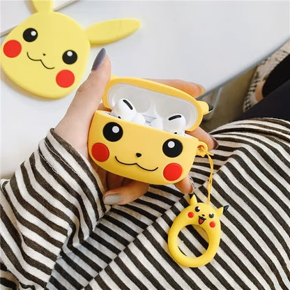 Pikachu SILICON Airpods Case Cover For AIRPODS PRO Adorable Pikachu-themed protective cover AIRPODS PRO