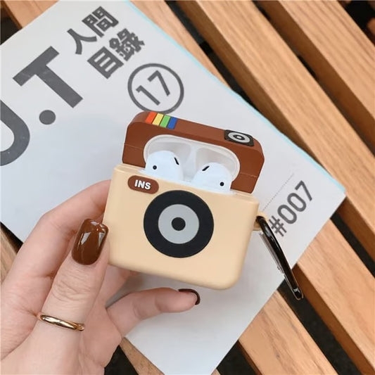 Camera-themed SILICON Airpods Case Cover For Airpods 3 Stylish and protective case for your AirPods 3