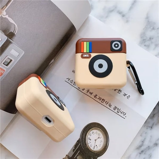 Camera-themed SILICON Airpods Case Cover For Airpods 3 Stylish and protective case for your AirPods 3