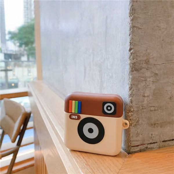 Camera-themed SILICON Airpods Case Cover For Airpods 3 Stylish and protective case for your AirPods 3