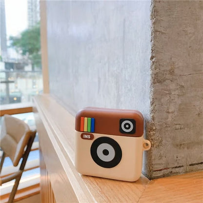Camera-themed SILICON Airpods Case Cover For Airpods 3 Stylish and protective case for your AirPods 3