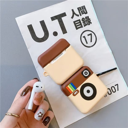 Camera-themed SILICON Airpods Case Cover For Airpods 3 Stylish and protective case for your AirPods 3