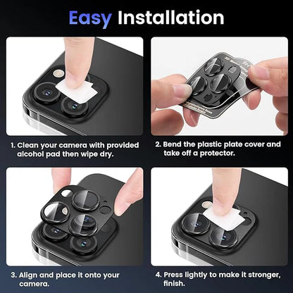 Shockproof Camera Lens For iPhone 12 Pro Max Easy installation for your smartphone camera